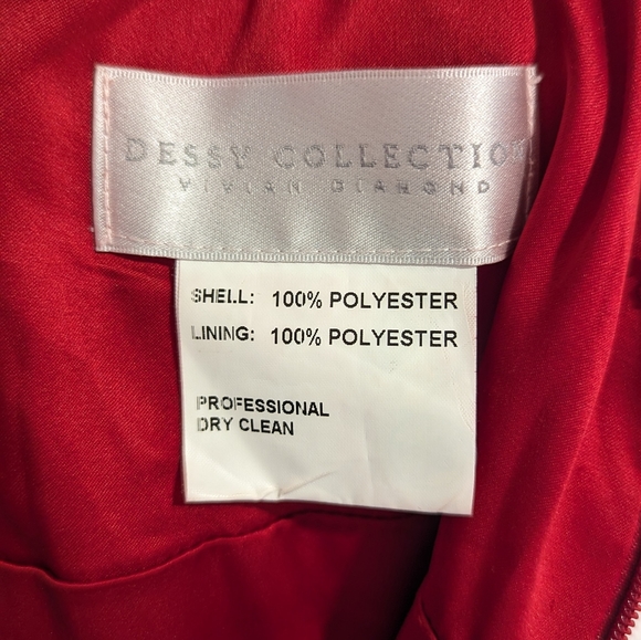 A-Line V-Neck Floor Length Chiffon Dress - Size 8 - Picture 5 of 7